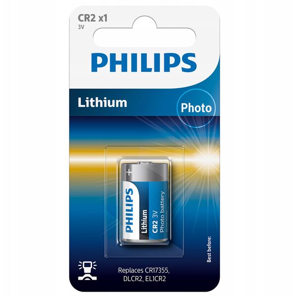 ΜΠΑΤΑΡΙΑ PHILIPS ΛΙΘΙΟΥ 3V CR2 Phil-CR2/01B