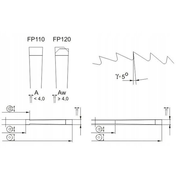 FREZ PILKOWY FI  63,0   0,6 Z100A d16 HSS NFTE