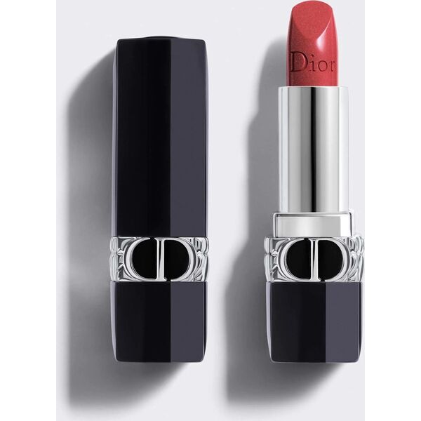 Dior DIOR Rouge Dior Couture Colour Lipstick Floral Lip Care Long Wear 525 Cherie Metallic