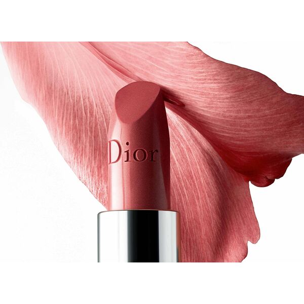 Dior DIOR Rouge Dior Couture Colour Lipstick Floral Lip Care Long Wear 525 Cherie Metallic