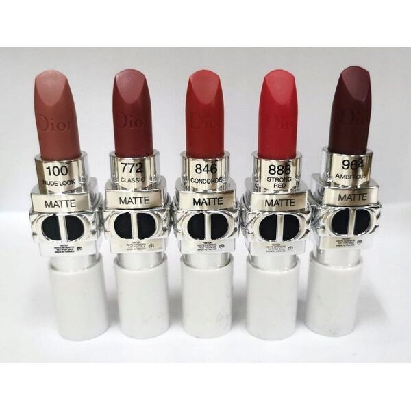 Dior DIOR Rouge Dior Couture Colour Lipstick Floral Lip Care Long Wear 964 Ambitious Matte