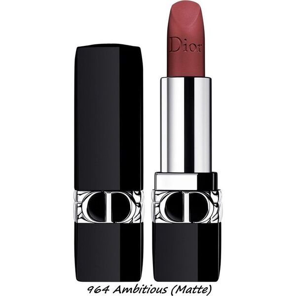 Dior DIOR Rouge Dior Couture Colour Lipstick Floral Lip Care Long Wear 964 Ambitious Matte