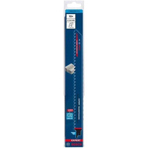 Bosch Bosch Expert saber saw blade 'Aerated Concrete' S 1241 HM, 10 pieces (length 300mm)