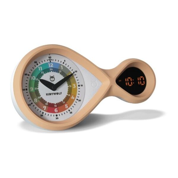 Kidywolf analog & digital Alarm Clock pink