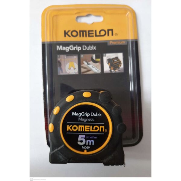 Μετροταινία MAG GRIP DUPLEX 5 m x 19 mm