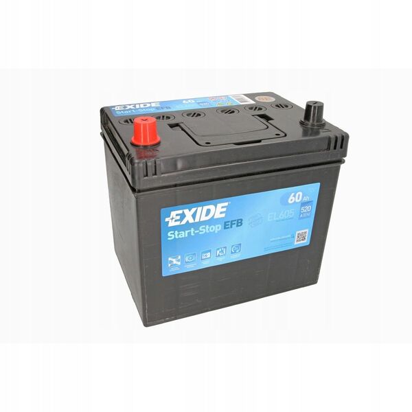 EXIDE EL605 EFB 60Ah 520A (EN) 12V μπαταρία
