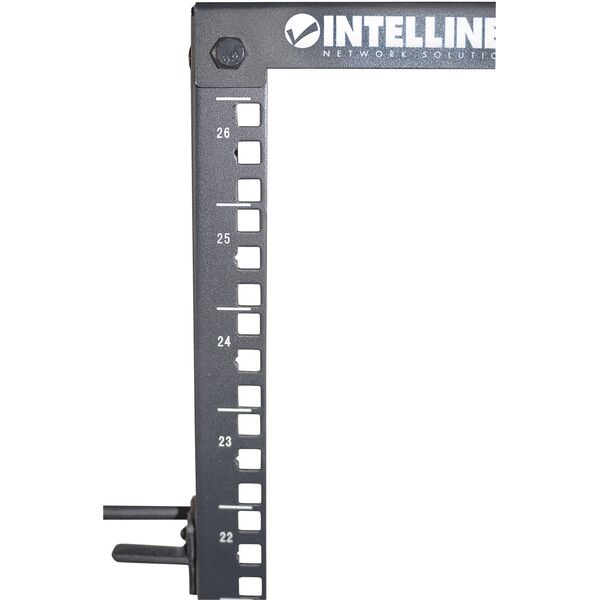 INTELLINET 48,3cm 19 ιντσών εργαστηριακή βάση 48U 4-στηλών 559 έως 1023 (Β) x 515 (Π) x 2273 (Υ) mm αμοντάριστο μαύρο