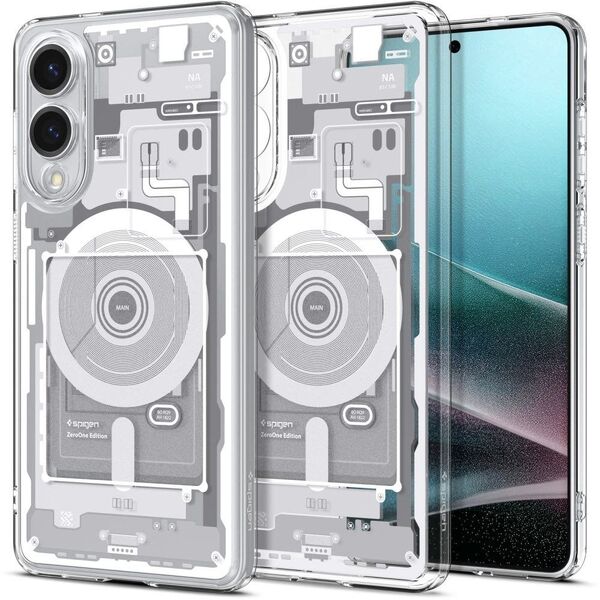 Spigen Ultra Hybrid Mag MagSafe - Θήκη για Samsung Galaxy S25 Edge (Zero One White)
