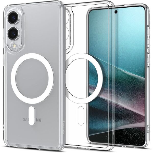 Spigen Ultra Hybrid Mag MagSafe - Θήκη για Samsung Galaxy S25 Edge (Clear / White)