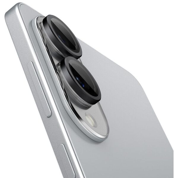 Προστατευτικό Κάμερας Spigen Optik Pro GLAS.TR EZ Fit 2-Pack - Προστατευτικό γυαλί για φακό Samsung Galaxy S25 Edge (2 τεμάχια)(Μαύρο)