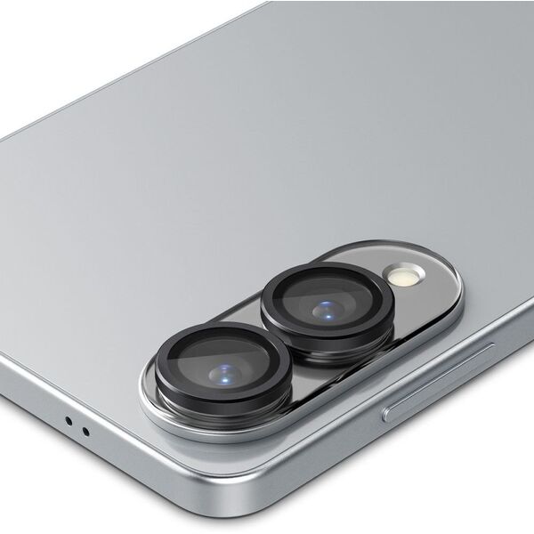 Προστατευτικό Κάμερας Spigen Optik Pro GLAS.TR EZ Fit 2-Pack - Προστατευτικό γυαλί για φακό Samsung Galaxy S25 Edge (2 τεμάχια)(Μαύρο)