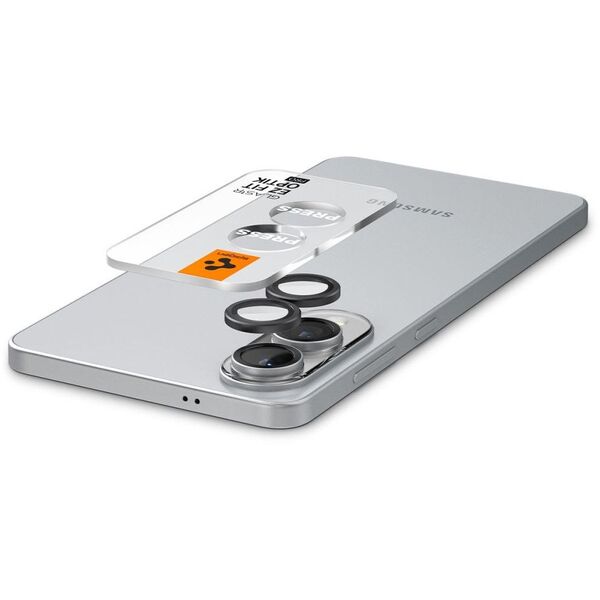 Προστατευτικό Κάμερας Spigen Optik Pro GLAS.TR EZ Fit 2-Pack - Προστατευτικό γυαλί για φακό Samsung Galaxy S25 Edge (2 τεμάχια)(Μαύρο)