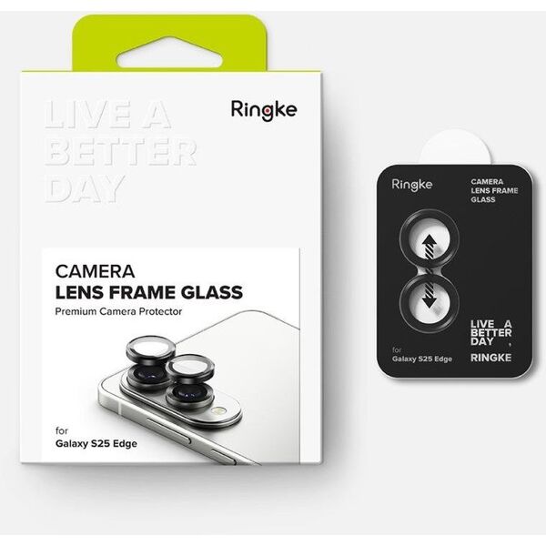 ΠΡΟΣΤΑΤΕΥΤΙΚΟ ΚΑΜΕΡΑΣ RINGKE CAMERA FRAME PROTECTOR GALAXY S25 EDGE BLACK