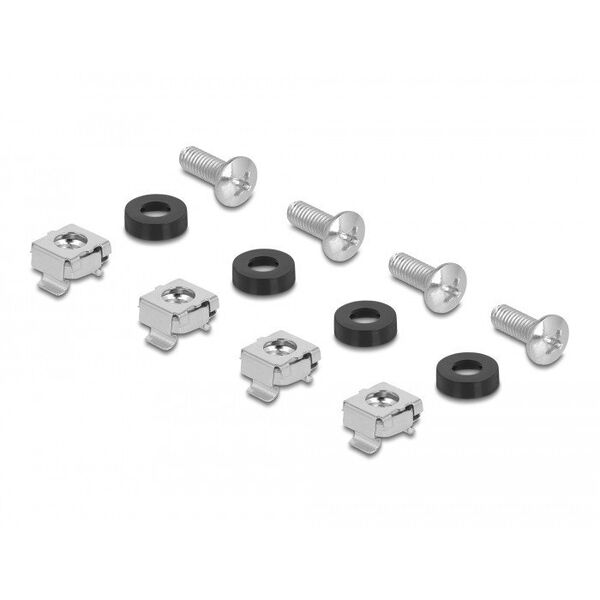 DELOCK 48,26cm 19 ιντσών LWL Σπλίς κουτί 12 x LC Duplex OM4 1HE έτοιμο για σπλίς πλήρως εξοπλισμένο