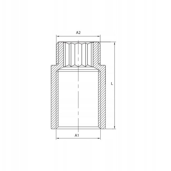 Diamond προέκταση Y, ορείχαλκος 3/4"x15 K-50.PRZED.20X15.Y.
