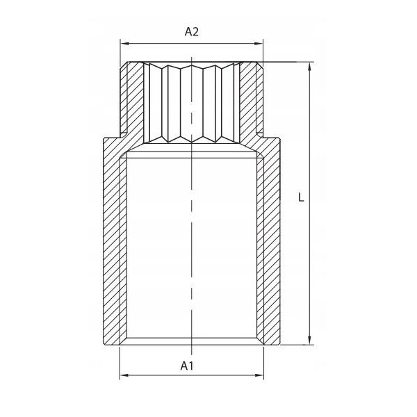 Diamond επέκταση Y, ορείχαλκος 3/4"x20 K-50.PRZED.20X20.Y.