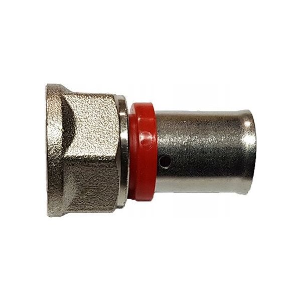 Σύνδεσμος πρεσαριστός Diamond ZŁ-DZ, PEX-AL-PEX, ορείχαλκος 1/2"x16 FZZ-002.1/2X16.ZŁ-DZ