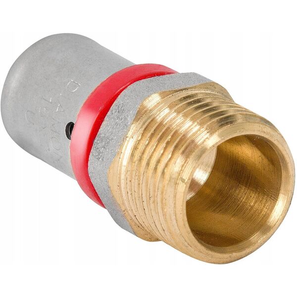 Σύνδεσμος πρεσαριστός Diamond ZŁ-CH, PEX-AL-PEX, ορείχαλκος 1"x25 FZZ-001.1X25.ZŁ-CH