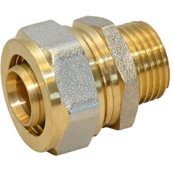 Σύνδεσμος Diamond ZŁ-CH, PEX-AL-PEX, ορείχαλκος 3/4"x25 FTN-001.3/4X25.ZŁ-CH