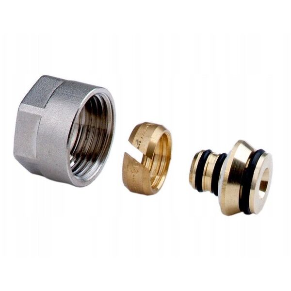 Σύνδεσμος συμπίεσης Diamond ZŁ-DZ, PEX-AL-PEX, ορείχαλκος 1"x32 FZZ-002.1X32.ZŁ-DZ