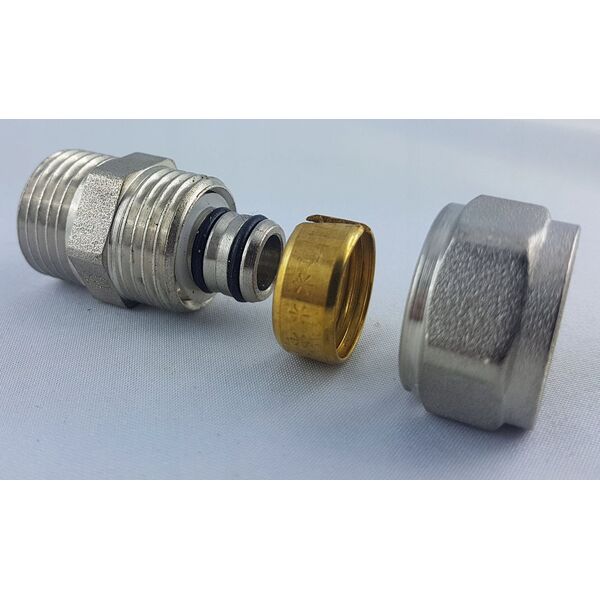 Σύνδεσμος Diamond ZŁ-CH, PEX-AL-PEX, ορείχαλκος 1"x25 FTN-001.1X25.ZŁ-CH