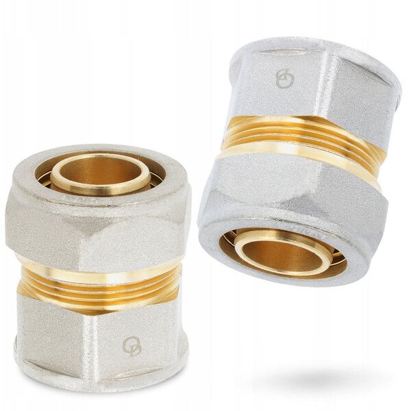 Σύνδεσμος Diamond ZŁ-DZ, PEX-AL-PEX, ορείχαλκος 3/4"x25 FTN-002.3/4X25.ZŁ-DZ