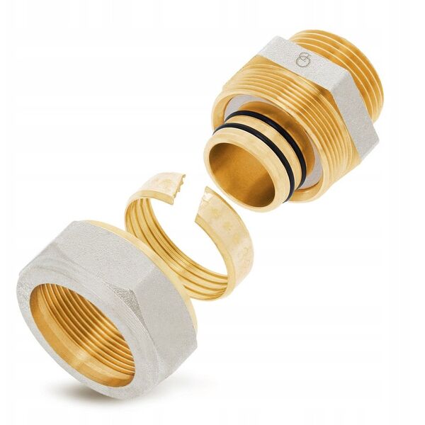 Σύνδεσμος Diamond ZŁ-CH, PEX-AL-PEX, ορείχαλκος 1"x32 FTN-001.1X32.ZŁ-CH