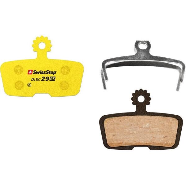 Τακάκι δισκόφρενου SWISSSTOP Disc 29 RS Avid Code (2011-2014), Code R, SRAM Code RSC, Code R (2017), Guide RE Οργανικό τακάκι Μεταλλική πλάκα 1 σετ (2 τακάκια)