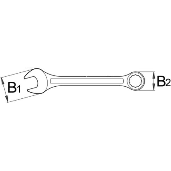 Unior Klucz płasko-oczkowy 8mm (600416)