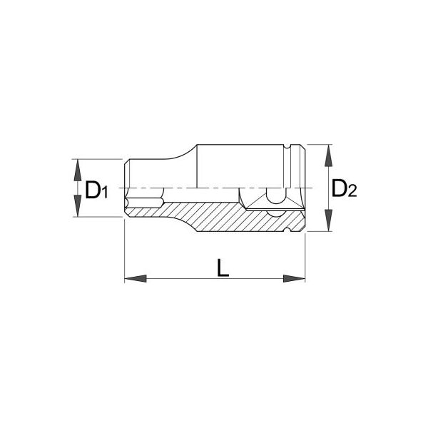 Unior Nasadka Torx 1/4" E10 (607916)