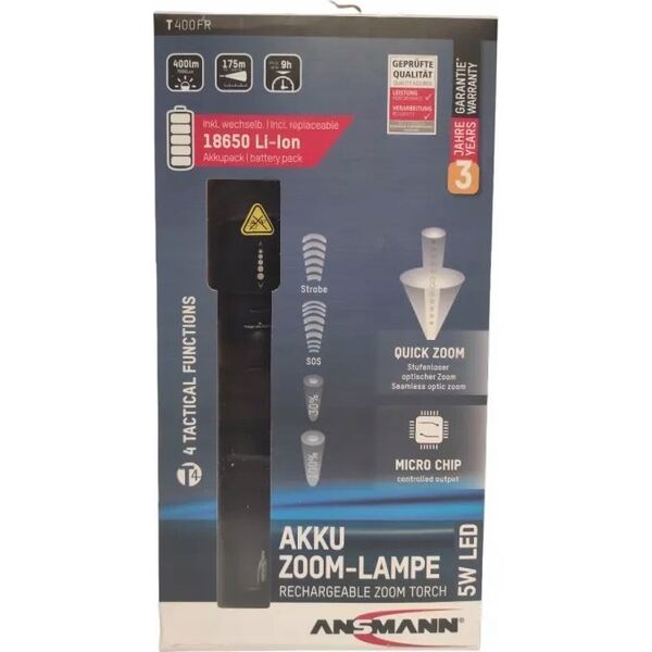 Latarka Ansmann Ansmann Future T400FR, Flashlight (black)