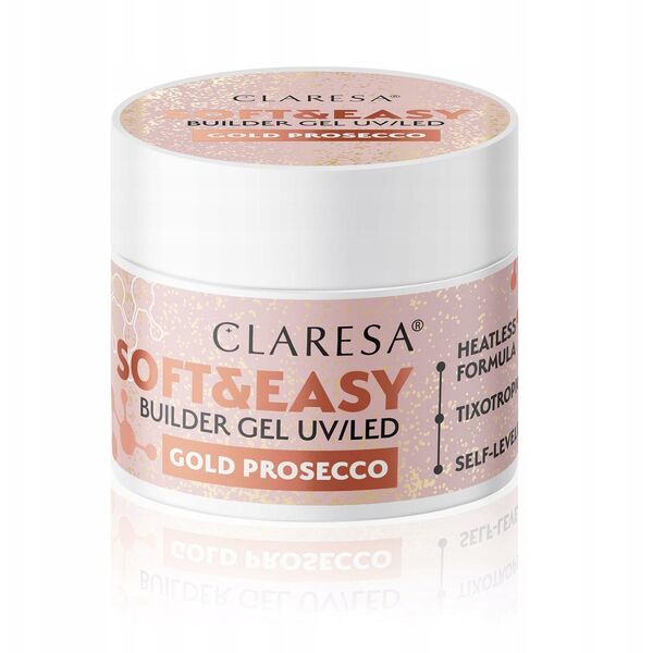 Claresa τζελ οικοδόμησης Soft&Easy dancing sparkles 12g