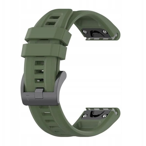 Λουράκι σιλικόνης για GARMIN FENIX 3 / 3HR / 5X / 6X / 6X Pro / 7X / 7X Pro σκούρο πράσινο (4)