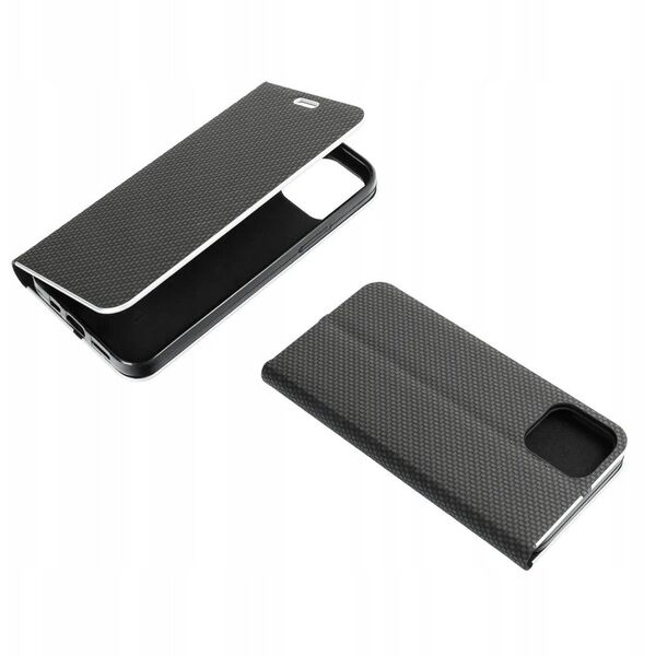 Θήκη LUNA Book Carbon για SAMSUNG S24 μαύρο
