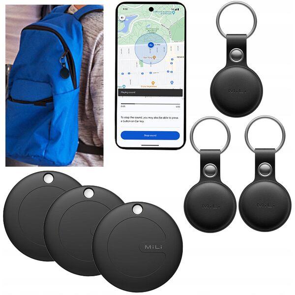 MiLi Lokalizator GPS MiTag 3 szt. Etui