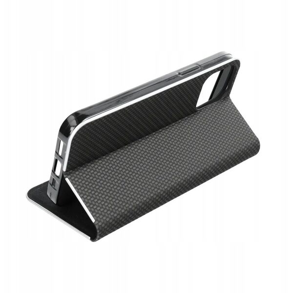 Θήκη LUNA Book Carbon για SAMSUNG S24 μαύρο