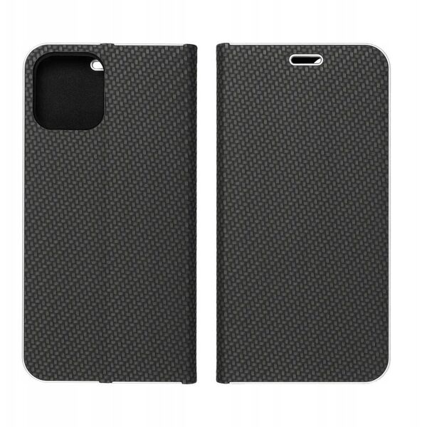 Θήκη LUNA Book Carbon για SAMSUNG S24 μαύρο
