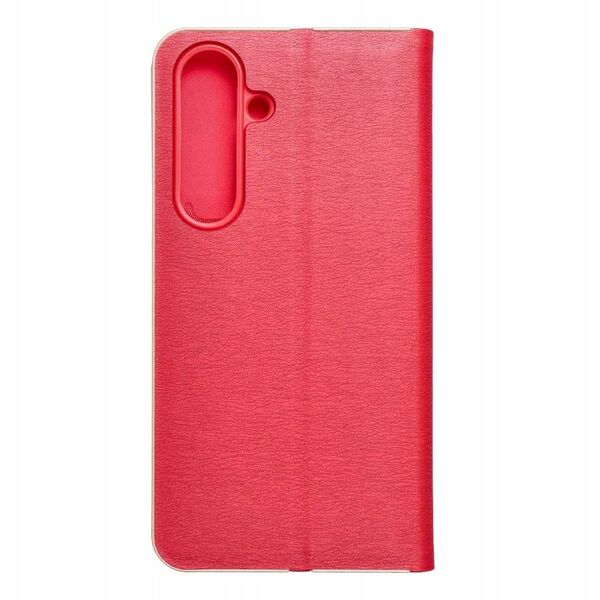 Θήκη LUNA Book Gold για SAMSUNG S24 κόκκινο