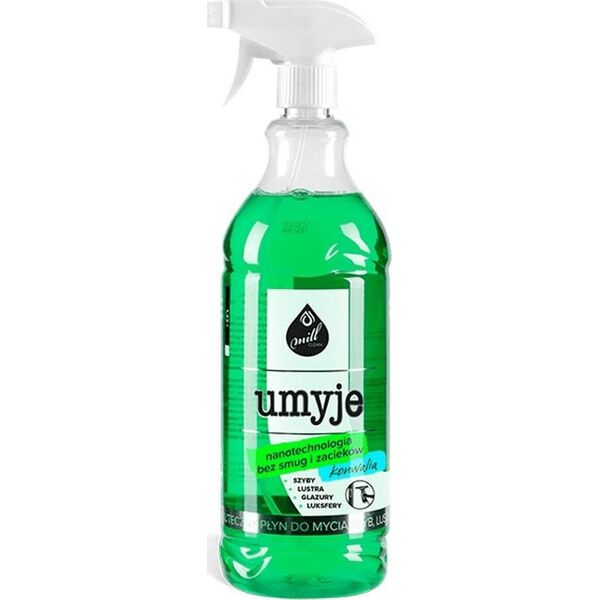 Mill Clean Umyje płyn do mycia szyb, luster i glazury Konwalia 1,22l