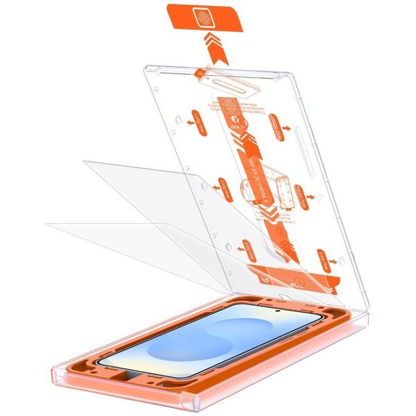SZKŁO HARTOWANE TECH-PROTECT QUICK SET+ 2-PACK GALAXY S25 CLEAR