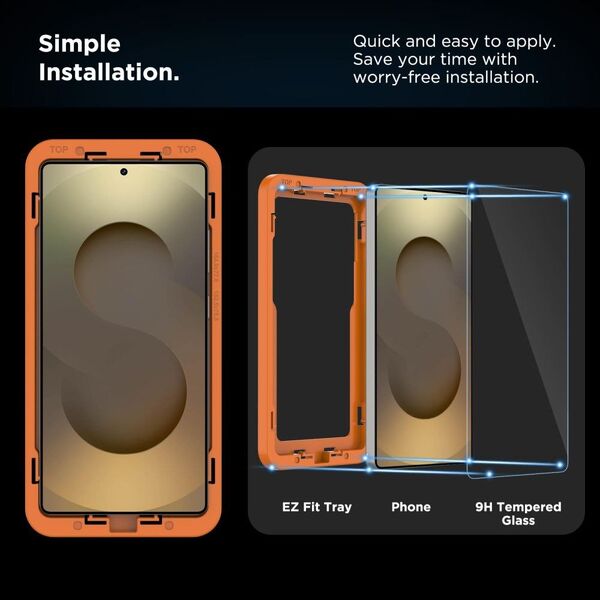 SZKŁO HARTOWANE TECH-PROTECT QUICK SET+ 2-PACK GALAXY S25 ULTRA CLEAR