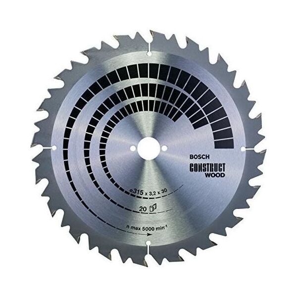 Bosch Circular saw blade CW WO S 315x30-20 - 2608640701