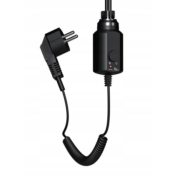 Θερμαντικό Σώμα Μπάνιου με Θερμοστάτη RD10 300W Μαύρο VOLUX // GRŁ-V-RD10.300.CZ
