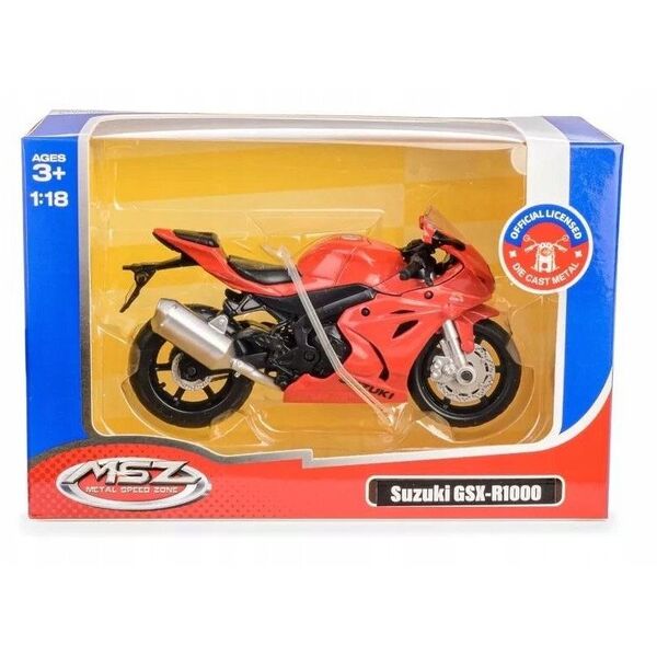 Μοντέλο MSZ 1:18 Suzuki GSX-R1000 κόκκινο 33174