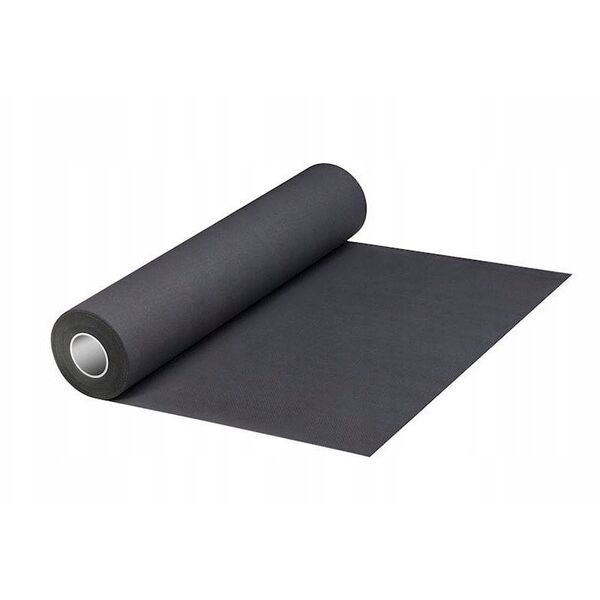 Jednorazowy podkład medyczny flizelinowy 20g 60cm x 50m czarny 40g