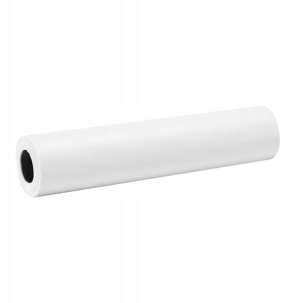 Jednorazowy podkład medyczny włokninowy laminowany 80cm x 50m biały
