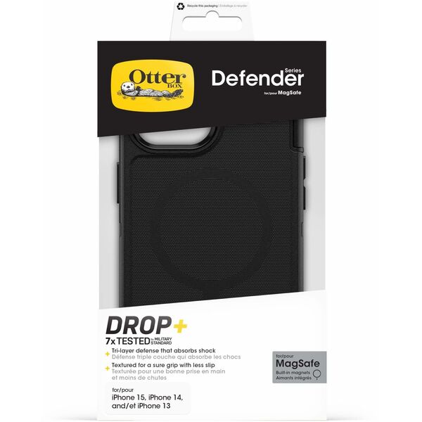OtterBox Defender MagSafe Apple iPhone 16e/15/14/13 -black