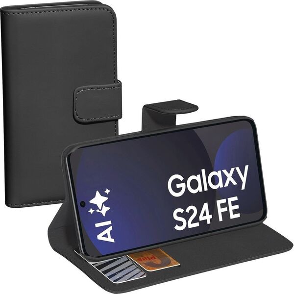 Κλασική Θήκη Βιβλίου PEDEA για Samsung Galaxy S24 FE, μαύρο