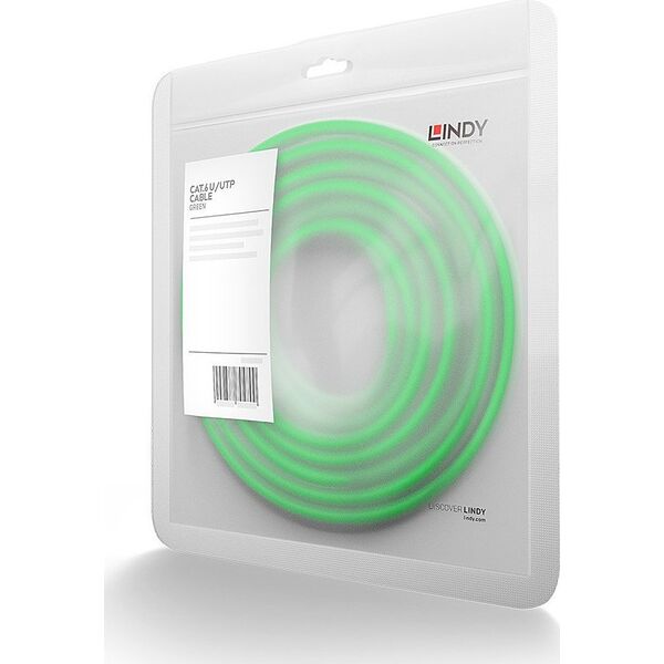 Lindy Patchkabel Cat6 U/UTP grün 5.00m (48050)