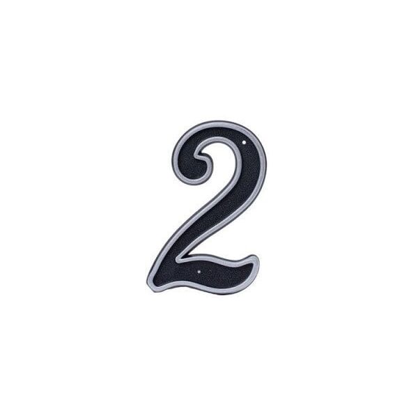 BLASTIC HOUSE NUMBER 2 150MM BLACK